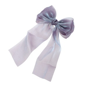 Unique Bargains Elegant Bow Ribbon Duckbill Hair Clips Hairdo Clip 1 Pc - 1 of 4