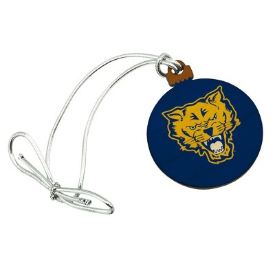 Fort Valley State University Primary Logo Mini Small Tiny Wood Christmas Tree Holiday Ornament