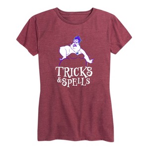Women's - Disney Villains - Tricks & Spells Short Sleeve Graphic T-Shirt - 1 of 4