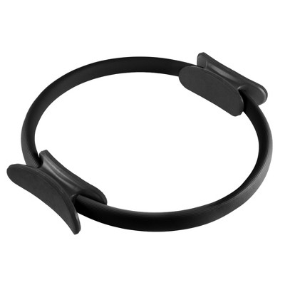 Wakeman Fitness 15" Pilates Dual Grip Toning Ring - Black