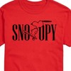 Men's - Peanuts - Skater Snoopy Short Sleeve Graphic T-Shirt - 2 of 4