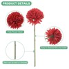 Unique Bargains Plastic Silk Durable Artificial Chrysanthemum Ball Flowers 11" - 2 of 4