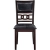 New Classic Furniture, Gia Ebony Wood Dining Chair with PU Seat (Set of 6) - 4 of 4