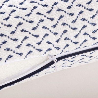 Queen White Gel Memory Foam Pillow with Soft Cover