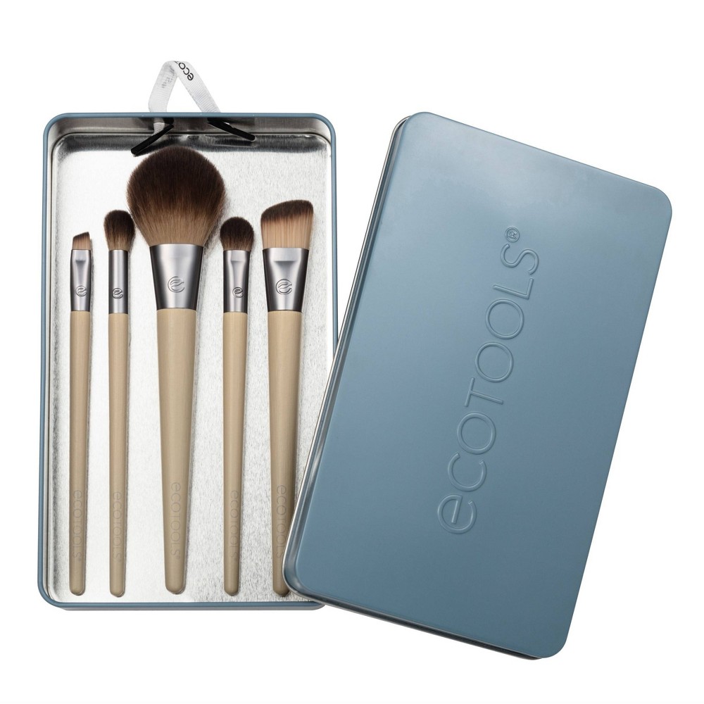 Photos - Makeup Brush / Sponge EcoTools Fresh Face Everyday Makeup Brush Set - 5pc 