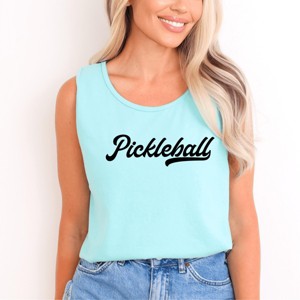 Simply Sage Market Pickleball Garment Dyed Tank - 1 of 3