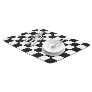 REGALWOVEN Diatomite Checkered Quick Drying Dish Drying Mat 1 Pc - 1 of 4