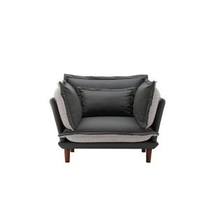 CAVINAS Modern Accent Chair Oversized Armchair Single Sofa Chair Lounge Chair for Living Room - 1 of 4
