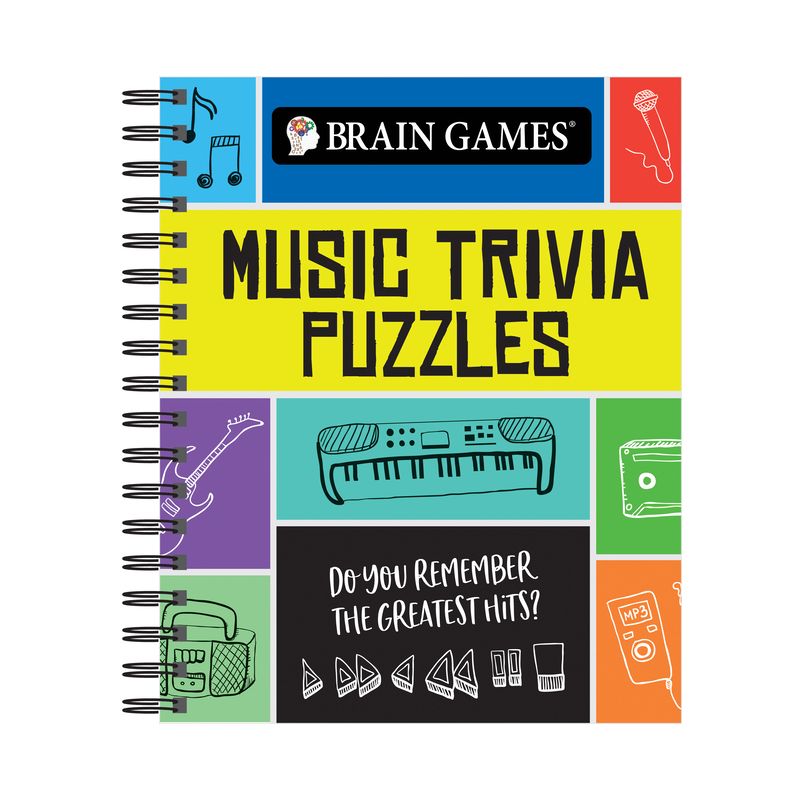 Brain Games Music Trivia Puzzle (Spiral Bound), 1 of 5