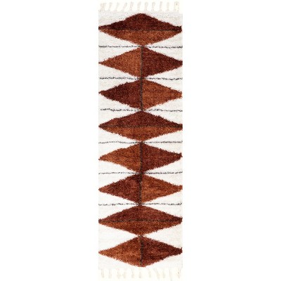 Nuloom Kali Shaggy Diamond Tassel Area Rug