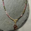 Ross-Simons 3.5-4mm Multicolored Tourmaline Bead Charm-Compatible Toggle Necklace in 18kt Gold Over Sterling - 4 of 4