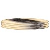 Classic Touch 13"D Set of 4 Gold Marbleized Chargers - 2 of 3