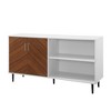 Cesicia White Modern TV Stand for TVs up to 65" - 2 of 4