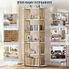 6-Tier Industrial Book Shelf - 71" Tall Rustic Bookcase with Metal Frame & MDF Shelves, Freestanding Storage Organizer - 3 of 4