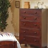 CAVINAS  5 Drawers Dresser for Bedroom,Modern Style Drawers with Round Handle for Kids Room,Living Room,Entry and Hallway - 2 of 4