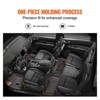 VEVOR Automotive Floor Mats, Fits for Dodge Durango / Jeep Grand Cherokee 2016-2024 / 2016-2021, 3 pcs Front and 2nd Row Liners, Black - 4 of 4