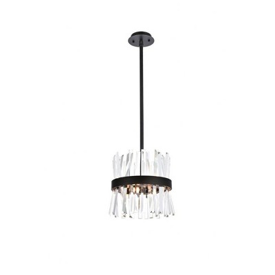 Elegant Lighting Serephina 6 - Light Pendant in  Black