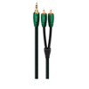 AudioQuest Evergreen 3.5mm Male to RCA Male Cable - 9.84 ft. (3m) - 2 of 2