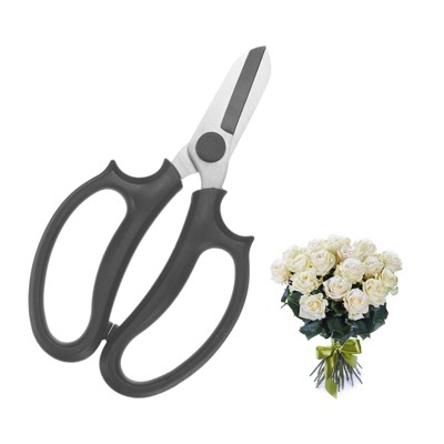 Unique Bargains Stainless Steel Garden Comfortable Grip Pruning Shears