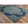 Oriental Weavers Marina 5929B Navy/ Grey Indoor/Outdoor Area Rug - 7'10" Round - 2 of 4