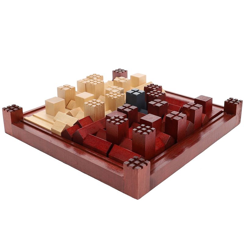 WE Games Wooden Cathedral Board Game, 1 of 8