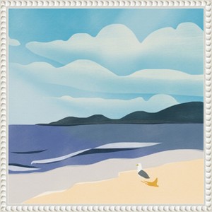Amanti Art Seaside Serenity by Little Dean Framed Canvas Wall Art - 1 of 4