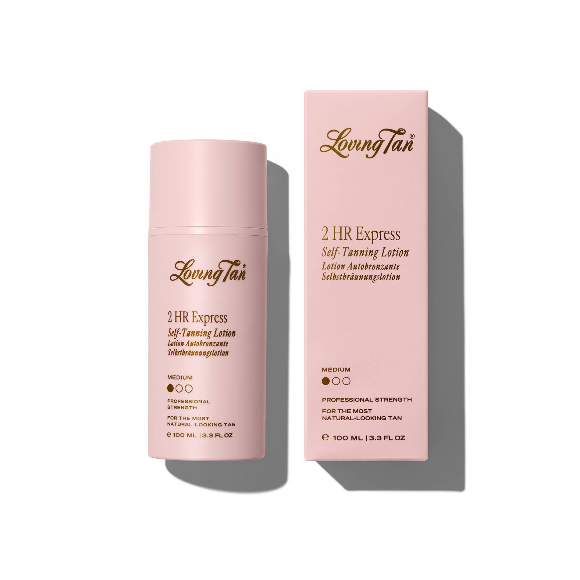 Loving Tan 2hr Express Self-Tanning Lotion Medium - 3.3oz - Beauty Studio