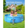 EVAJOY 10ft X 30in Metal Frame Above Ground Swimming Pool with Steel Frame Blue - 2 of 3