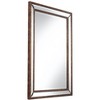 Uttermost Palais Round Vanity Decorative Wall Mirror Vintage Rustic Beveled Mottled Bronze Beaded Frame 30" Wide for Bathroom Bedroom Living Room Home - 4 of 4