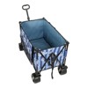 RISOKEYS All-Terrain Folding Utility Wagon Cart with 480lbs Capacity,150L Large Capacity & 4 Beach Wheels-Adjustable Handle for Camping,Beach - 2 of 4