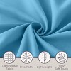 Hastings Home Fitted and Flat Bed Linens – Twin XL, Blue, 3-pcs - 4 of 4