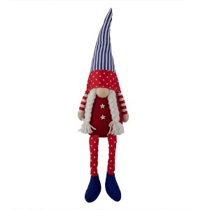 Northlight Patriotic Gnome Girl with Braids - 17.75" - 1 of 4