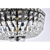 Elegant Lighting Tranquil 6 - Light Flush Mount in  Black - 3 of 3