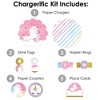 Big Dot of Happiness Rainbow Unicorn - Magical Unicorn Baby Shower or Birthday Party Paper Charger & Table Decorations Chargerific Kit for 8 - 3 of 4