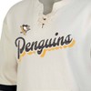 NHL Pittsburgh Penguins Women's Natural Long Sleeve Fleece Hooded Sweatshirt - image 3 of 3