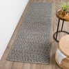 Dalyn Gorbea GR1 Pewter Area Rug - 2'3" x 7'6" Runner - 3 of 3