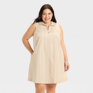 Women's Mini Shirtdress - Ava & Viv™ - 1 of 3