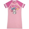 Seven Times Six Sanrio Hello Kitty and Friends Women's Varsity Pajama Sleep Shirt - 3 of 4