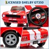 Jojoka 24V Licensed Shelby GT350 Ride-On Car, Ford Kids Electric Vehicle 2 Seater, Remote Control, LED Lights - 4 of 4