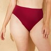 Women's High Waist High Leg Cheeky Bikini Bottom - Shade & Shore™ - 4 of 4