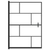 vidaXL Shower Enclosure ESG 39.4"x55.1" Black - 3 of 4