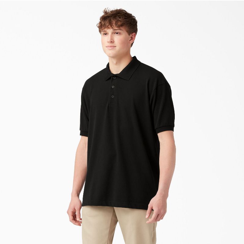 Dickies Adult Size Piqué Short Sleeve Polo, 1 of 2