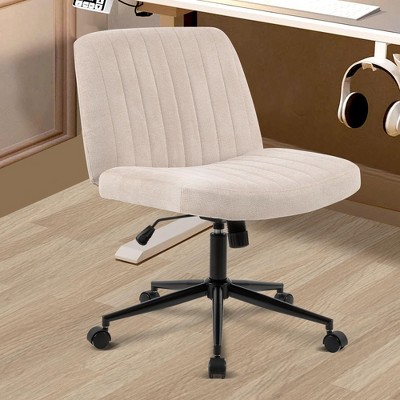 Adjustable Wide Office Chair for Bedroom, Modern Mid Back Accent Chair Computer Task Chair,Gift for Valentine's Day