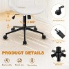 Vatros Upholstered Armless Home Office Chair Desk Chair - 4 of 4