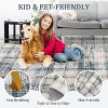 Washable Area Rug Non-Shedding & Easy Care Mat for Kitchen Dining Room Living Room Bedroom Home Decor, Modern Farmhouse Foldable Thin Non Slip Carpet - 4 of 4