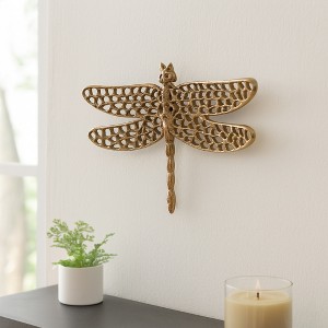 Decorative Dragonfly Figurine with Cutouts for Home Decor  display picture 1