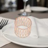 Unique Bargains Napkin Rings Ornamental Openwork Iron 1 Pc - 3 of 3