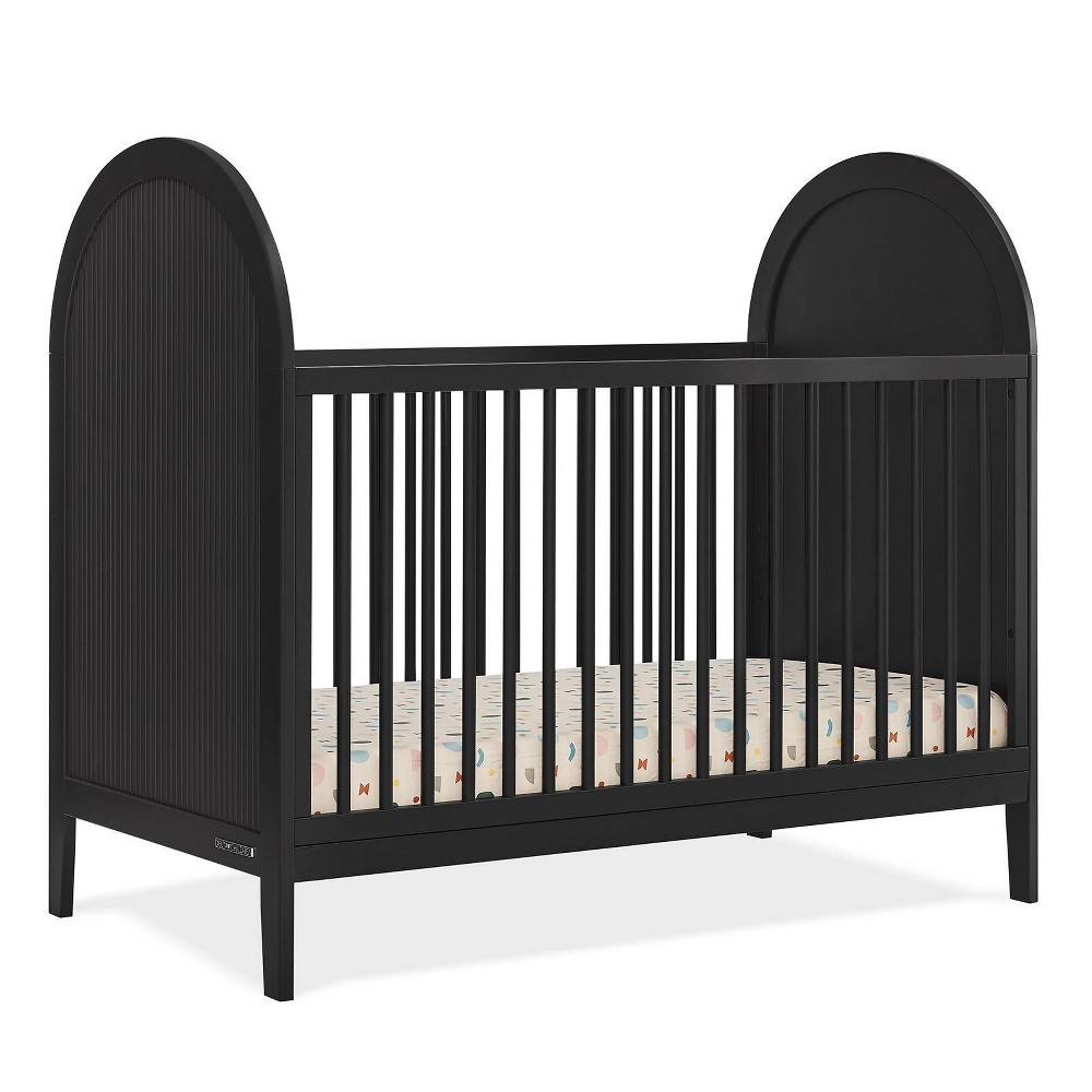 Delta Children Eloise 4-in-1 Convertible Crib - Greenguard Gold Certified - Midnight Gray
