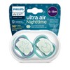 Avent Philips Ultra Air Pacifier 6-18 Months - Sleeping Star/Sleeping Moon Nighttime - 4pk - 3 of 4