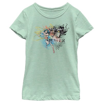 Girl's Wonder Woman Power Sketches T-shirt : Target